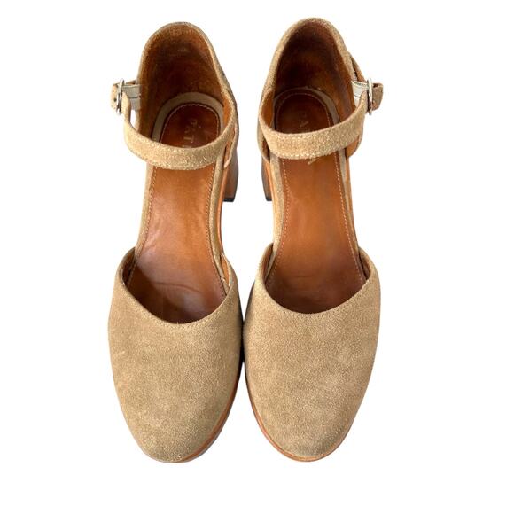 Portland Leather Goods PATINA Mary Jane Shoes in Beige Women's Size EU 40 = US 9 - Picture 5 of 14